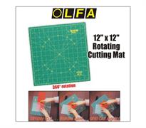Cutting Mat - Rotating - Mat Size: 12in/po x 12in/po